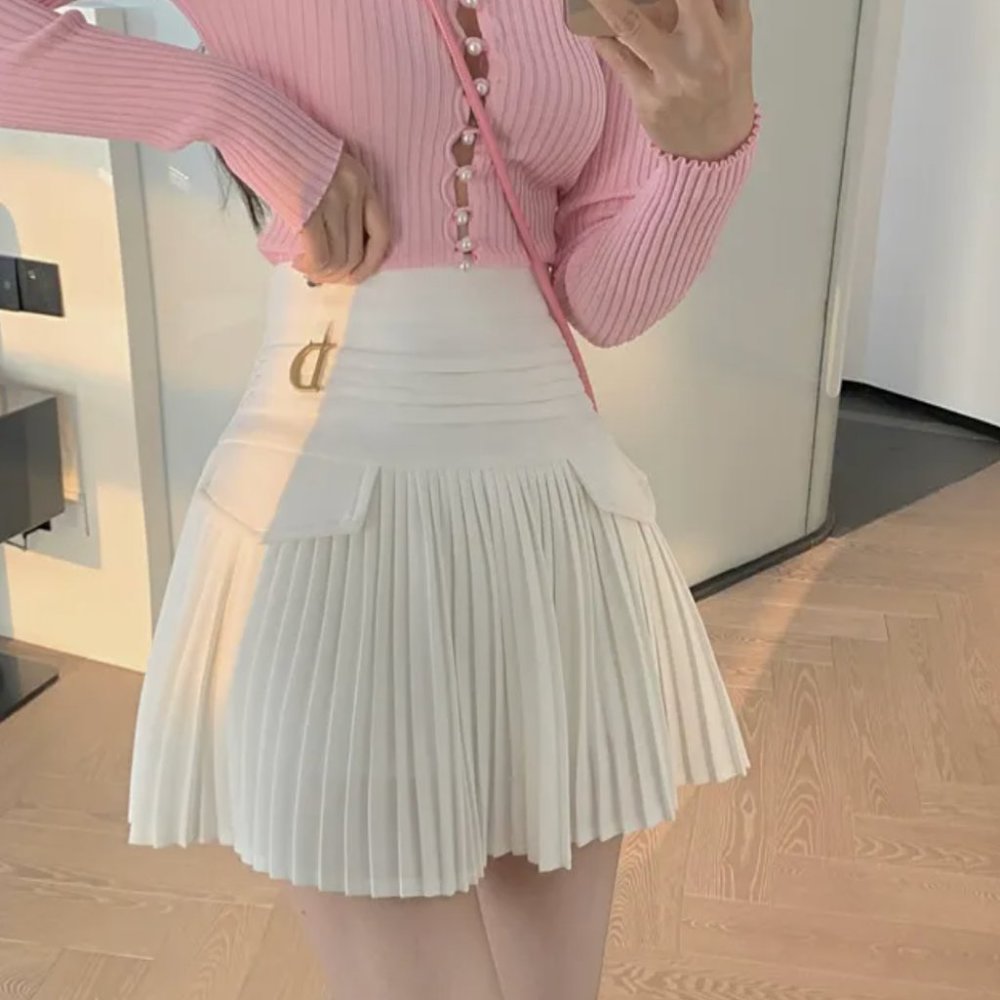 Brand NEW D White Skirt - Picture 5 of 9